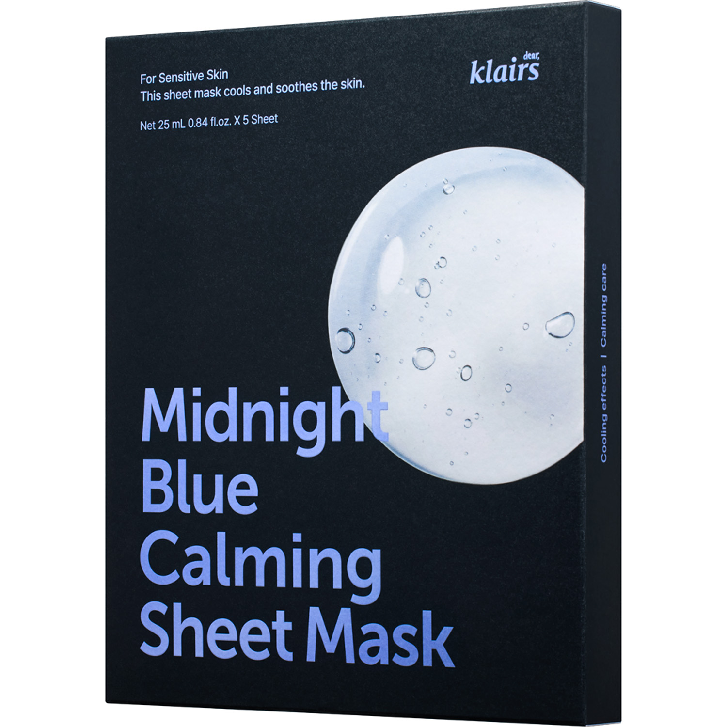 Produktfoto för Klairs Midnight Blue Calming Sheet Mask 5 pcs