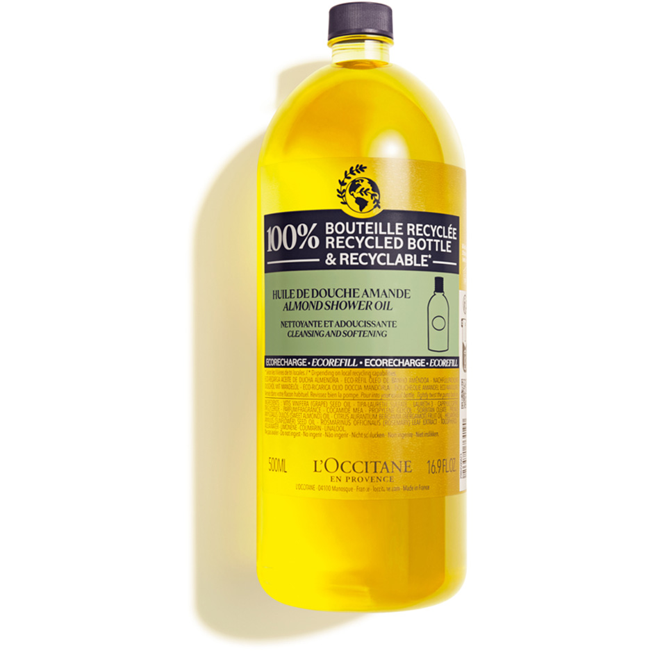 Köp L'Occitane Almond Shower Oil Refill, Shower Oil Refill 500 ml L'Occitane Duschcreme fraktfritt