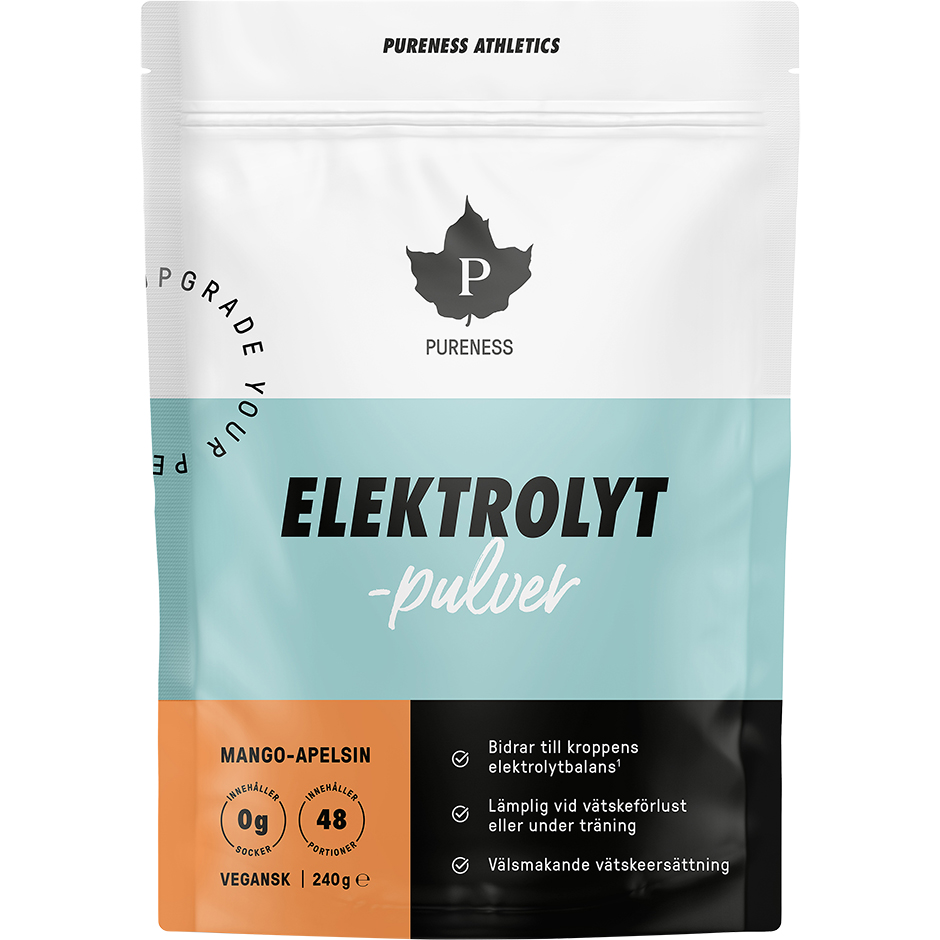 Elektrolytpulver Mango & Apelsin, 240 g Pureness Kosttillskott & Vitaminer