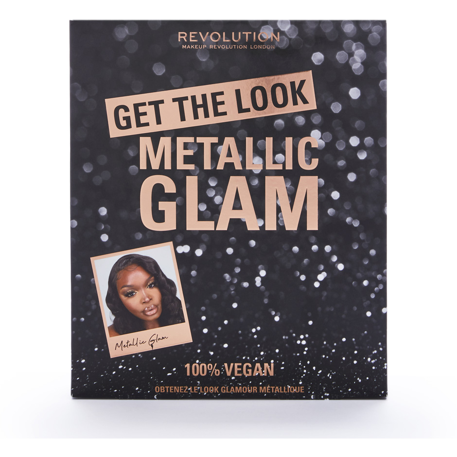 Revolution Get The Look: Metallic Glam  Makeup Revolution Makeup Set