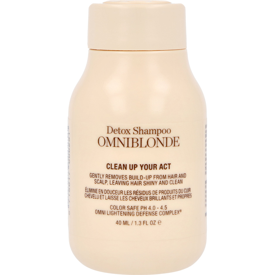 Clean Up Your Act Detox Shampoo 40 ml Omniblonde Schampo