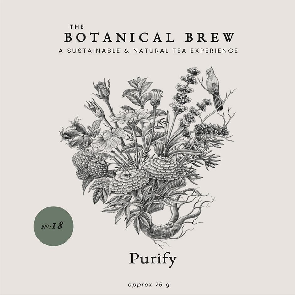 The Botanical Brew Herbal Loose Tea, 75 g Aqua Gustus Te & Kaffe