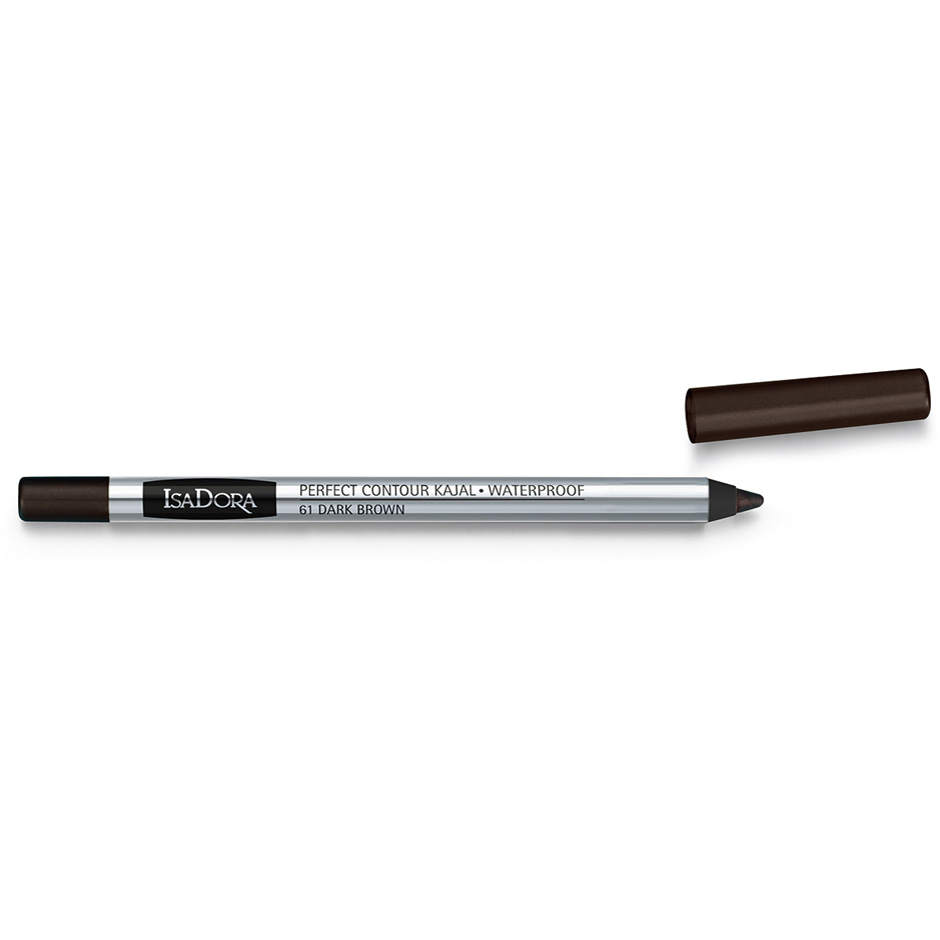 IsaDora Perfect Contour Kajal Waterproof 61 Dark Brown 1,2g - 1 g