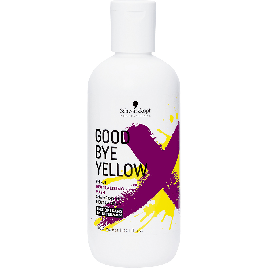 Köp Goodbye Yellow, Neutralizing Wash Shampoo 300 ml Schwarzkopf Professional Silverschampo fraktfritt