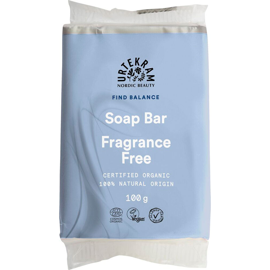 Fragrance Free Soap Bar, 100 g Urtekram Handtvål