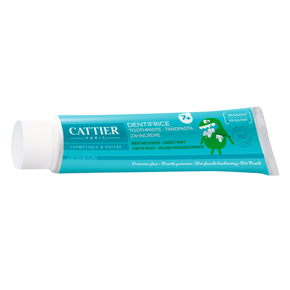 Cattier Paris Kids Bio Toothpaste 7 years+ Sweet Mint - 50 ml