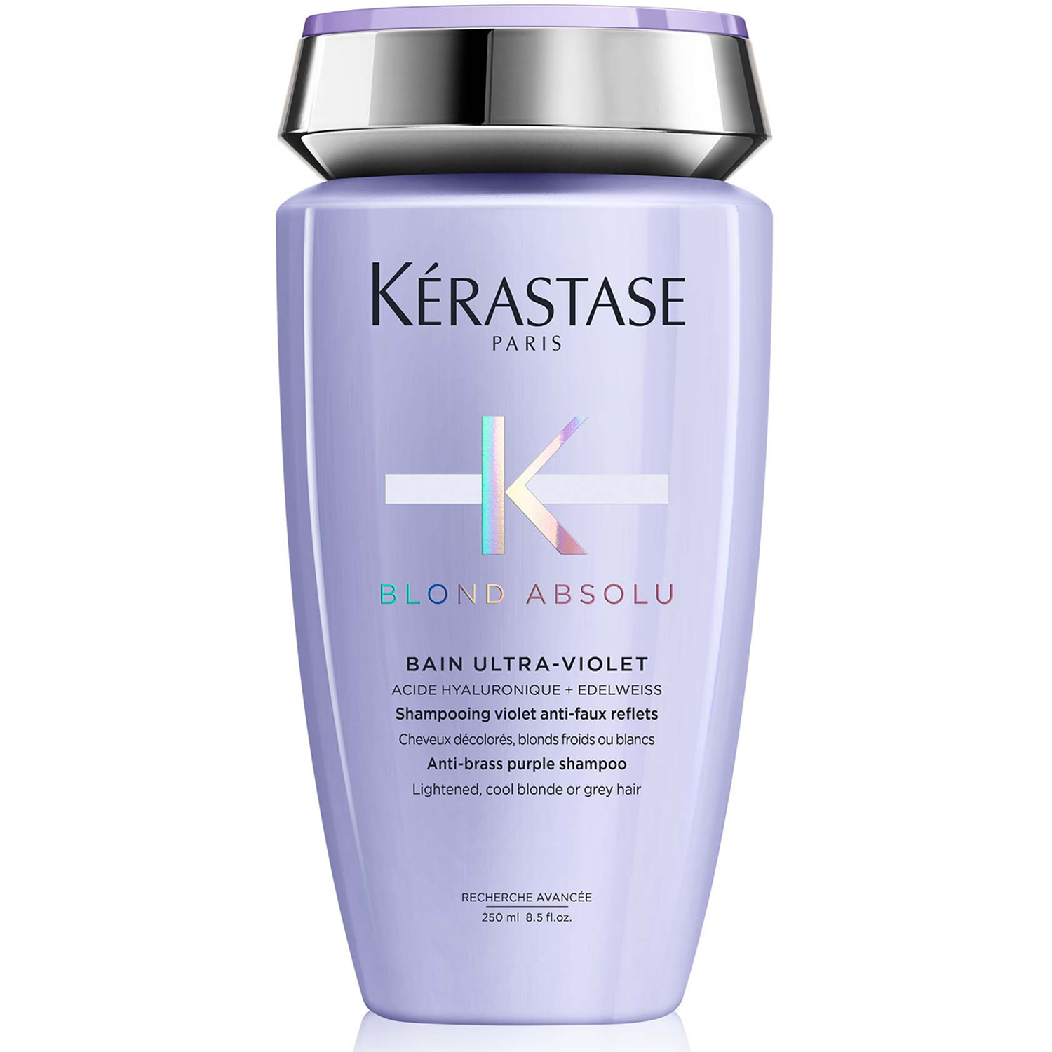 Köp Kérastase Blond Absolu Bain Ultra-Violet Anti-Brass Purple Shampoo, Bain Ultra-Violet Shampoo 250 ml Kérastase Silverschampo fraktfritt