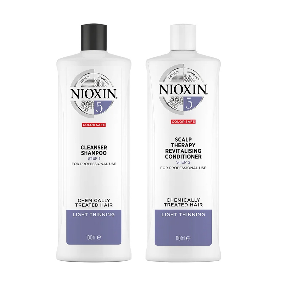 Nioxin System 5 Duo Shampoo 1000 ml + Conditioner 1000 ml