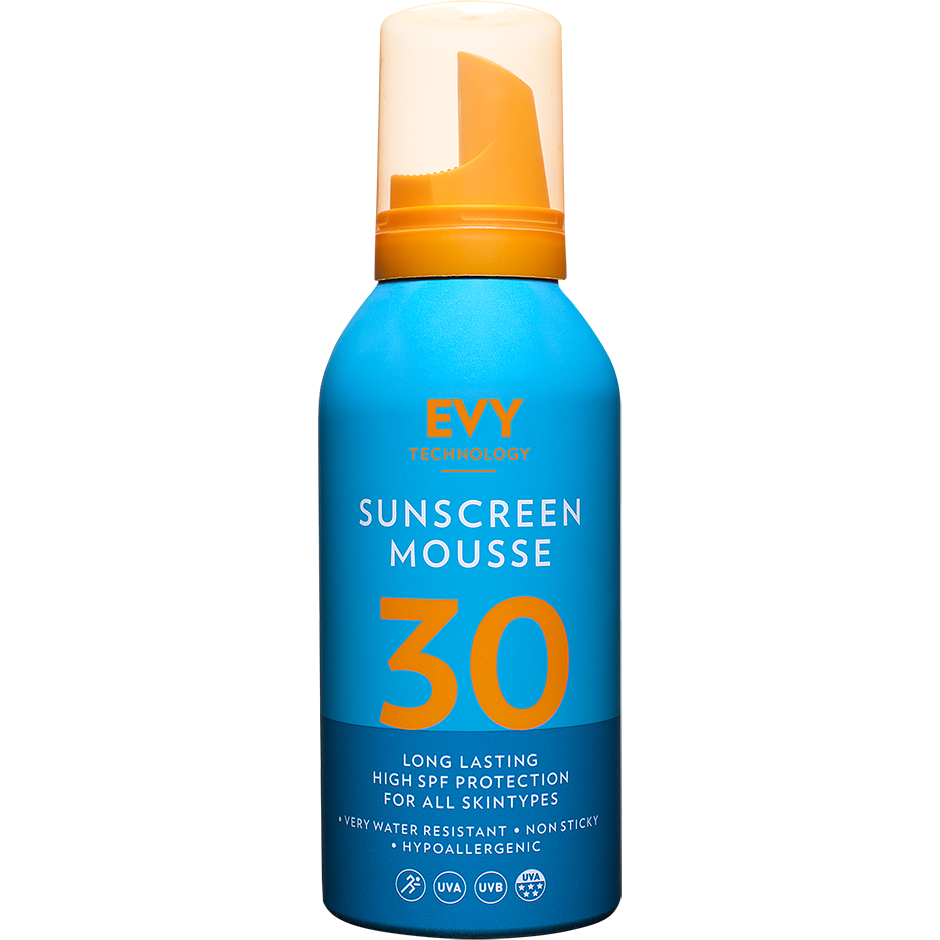 Köp EVY Sunscreen Mousse 30 High SPF, 150ml EVY Technology Solskydd fraktfritt