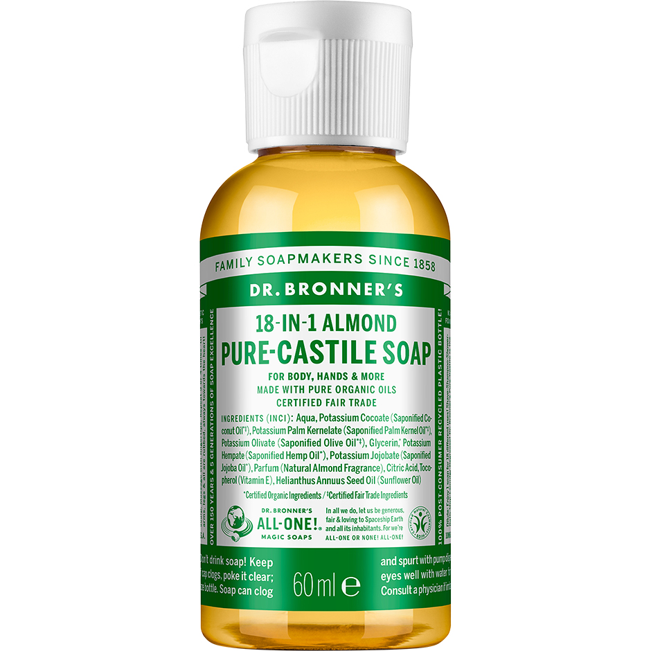 Produktfoto för Dr. Bronner's Magic Soaps Almond 60 ml