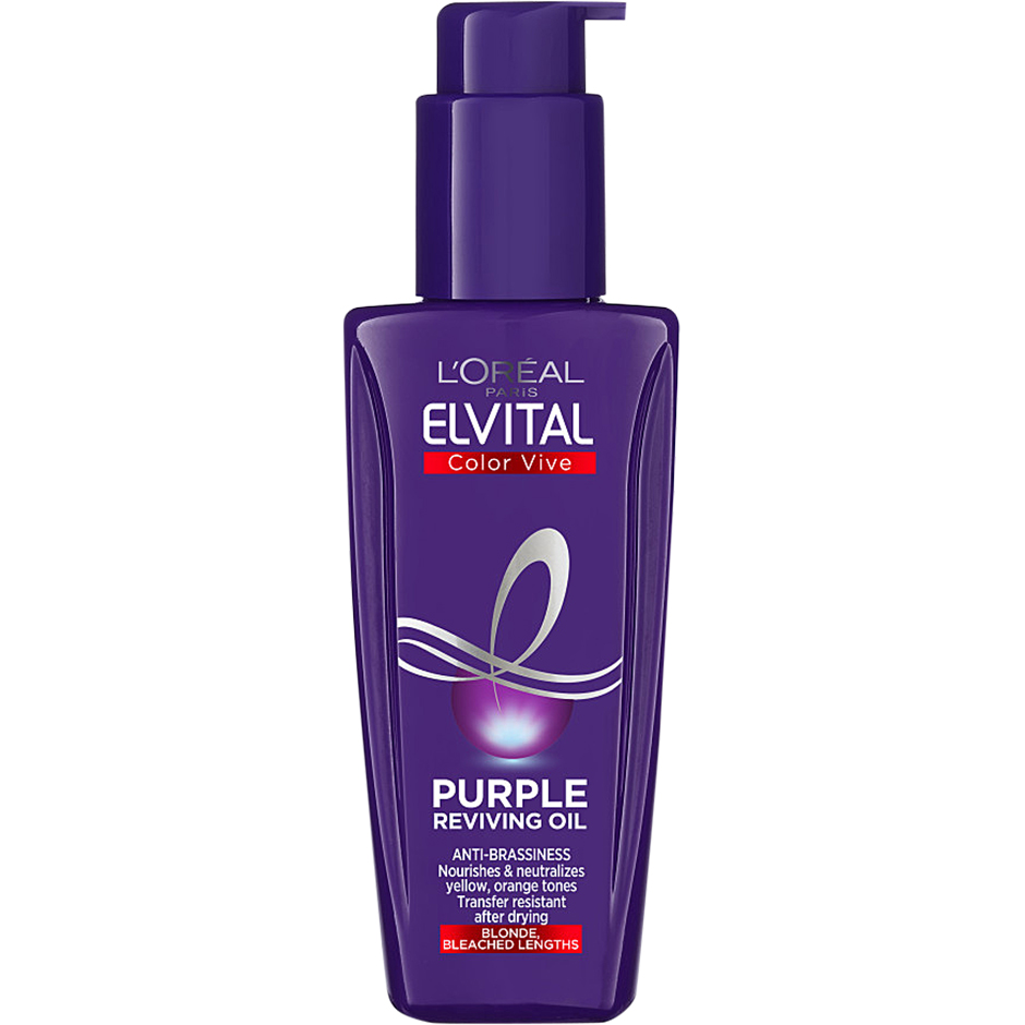 Elvital Color Vive Purple Oil, 100 ml L'Oréal Paris Hårserum & Hårolja