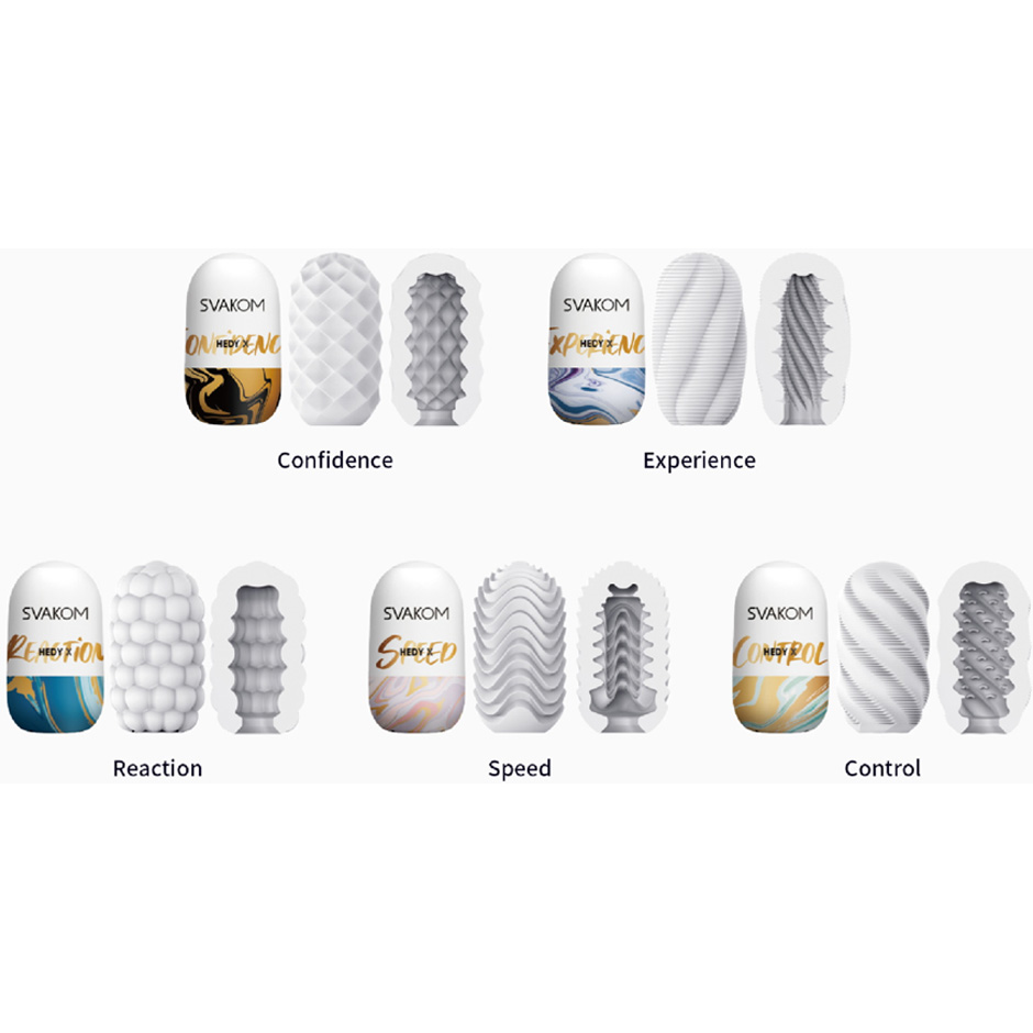 Produktfoto för SVAKOM Hedy X Mixed 5-pack 5 pcs