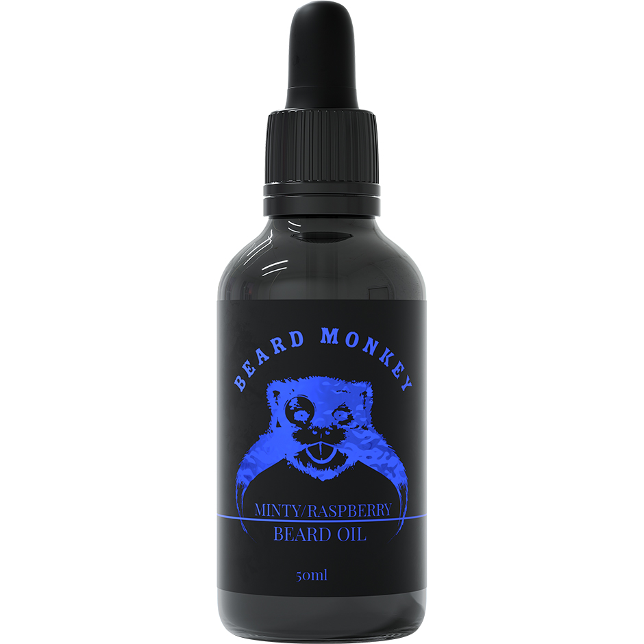 Minty & Raspberry Beard Oil, 50 ml Beard Monkey Skäggolja & Skäggvax