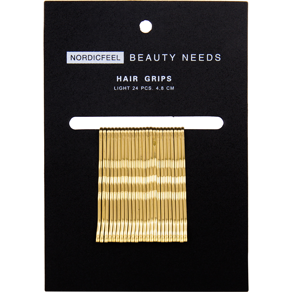 Köp Nordicfeel Beauty Needs, Hair Grips Light 24pcs 4,8cm Nordicfeel Beauty Needs Hårsnoddar & Hårband fraktfritt