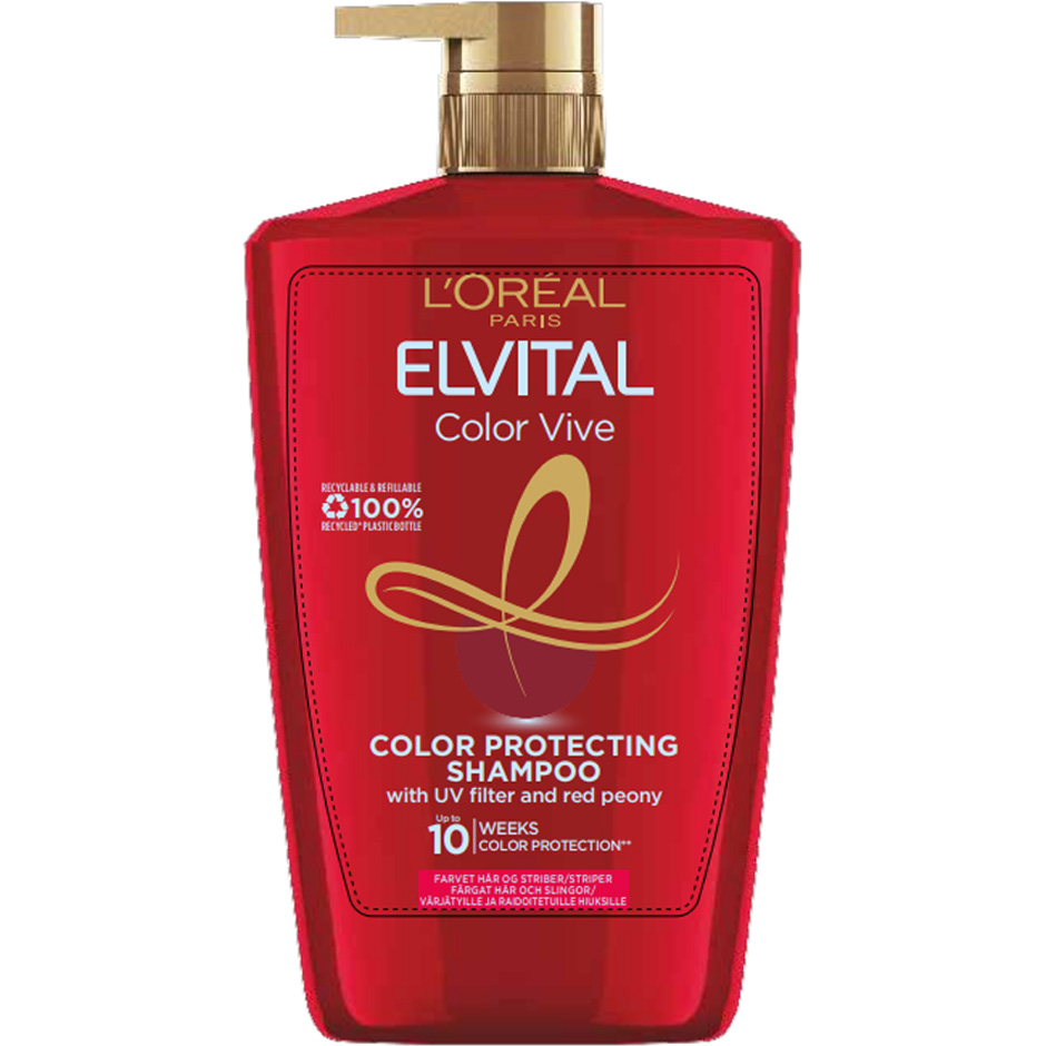 Elvital Color Vive Shampoo, 1000 ml L'Oréal Paris Schampo