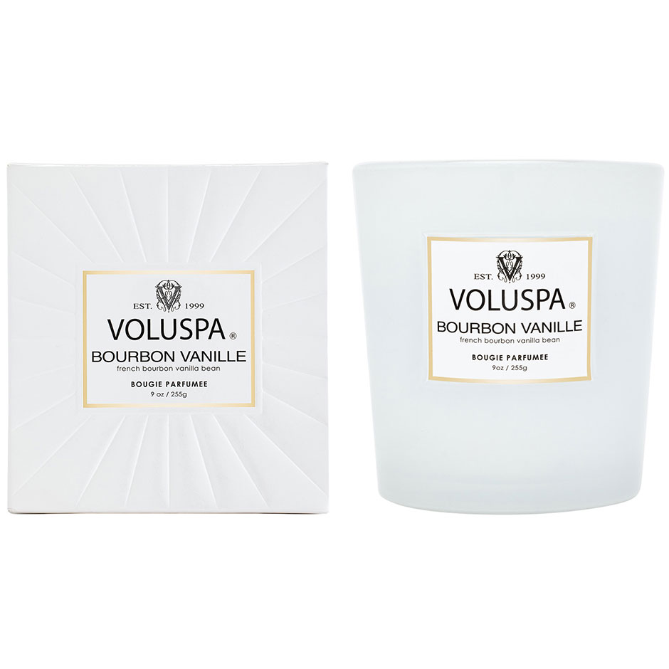 Produktfoto för Voluspa Boxed Candle Bourbon Vanille 60h - 255 g