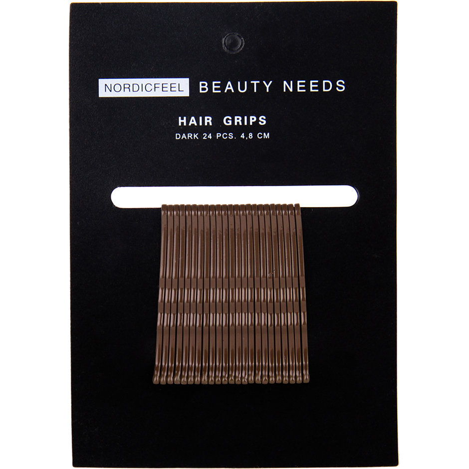 Produktfoto för NordicFeel Hårnålar 24st 4,8cm Hair Grips Dark 24pcs 4,8cm