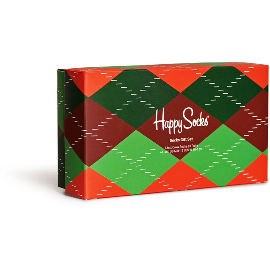 3-Pack Holiday Classics Gift Set,  Happy Socks Boxers och strumpor