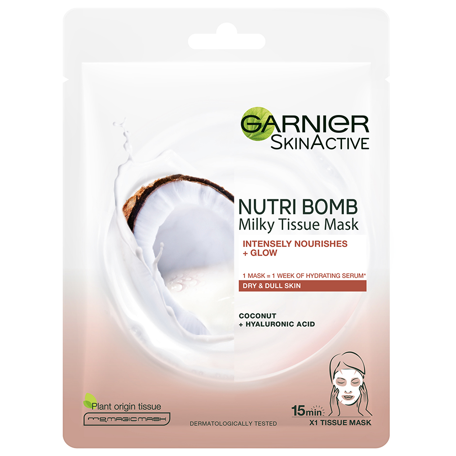 Skin Active Nutri Bomb Tissue Mask, 30 g Garnier Ansiktsmask