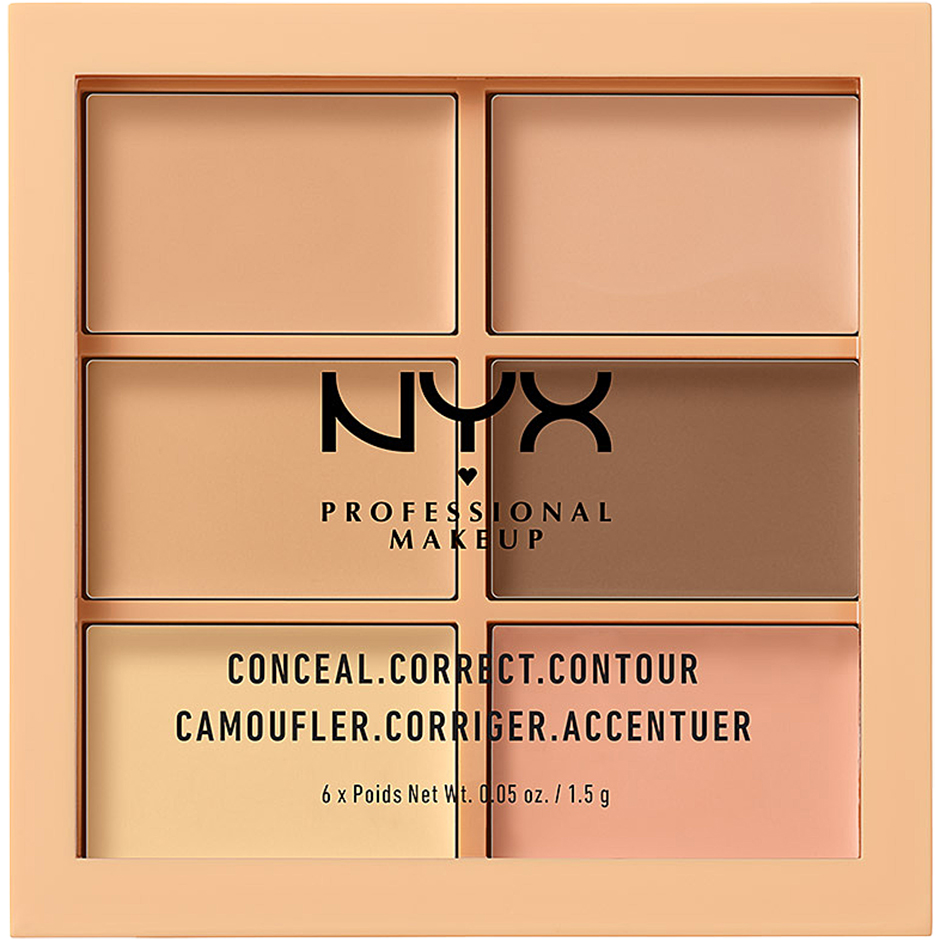 NYX PROF. MAKEUP 3C Palette Conceal Correct Contour Light