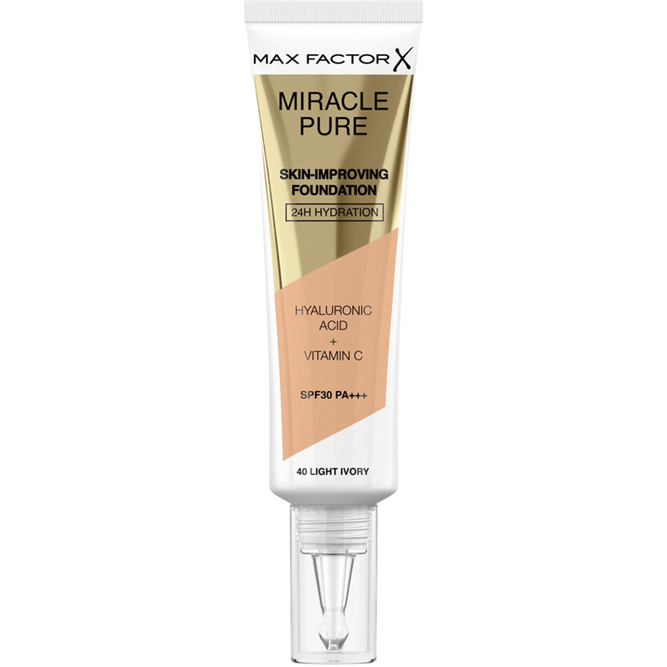 Max Factor Miracle Pure Skin-Improving Foundation 40 Light Ivory 30ml