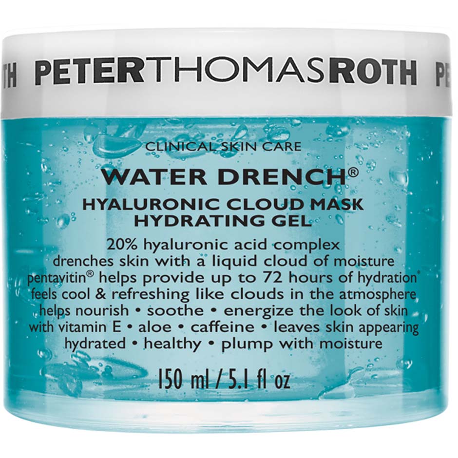 Water Drench Hyaluronic Cloud Mask Hydrating Gel, 150 ml Peter Thomas Roth Ansiktsmask