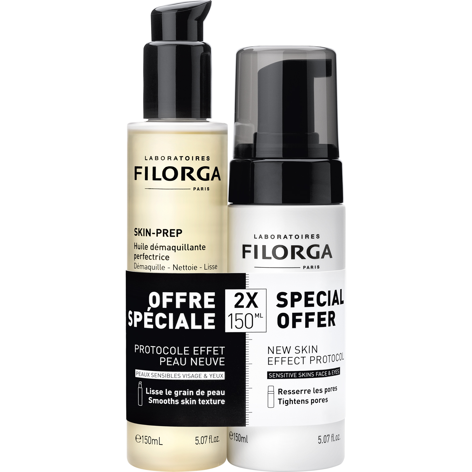 Skin-Prep Duo Cleansing Oil & Cleansing Foam