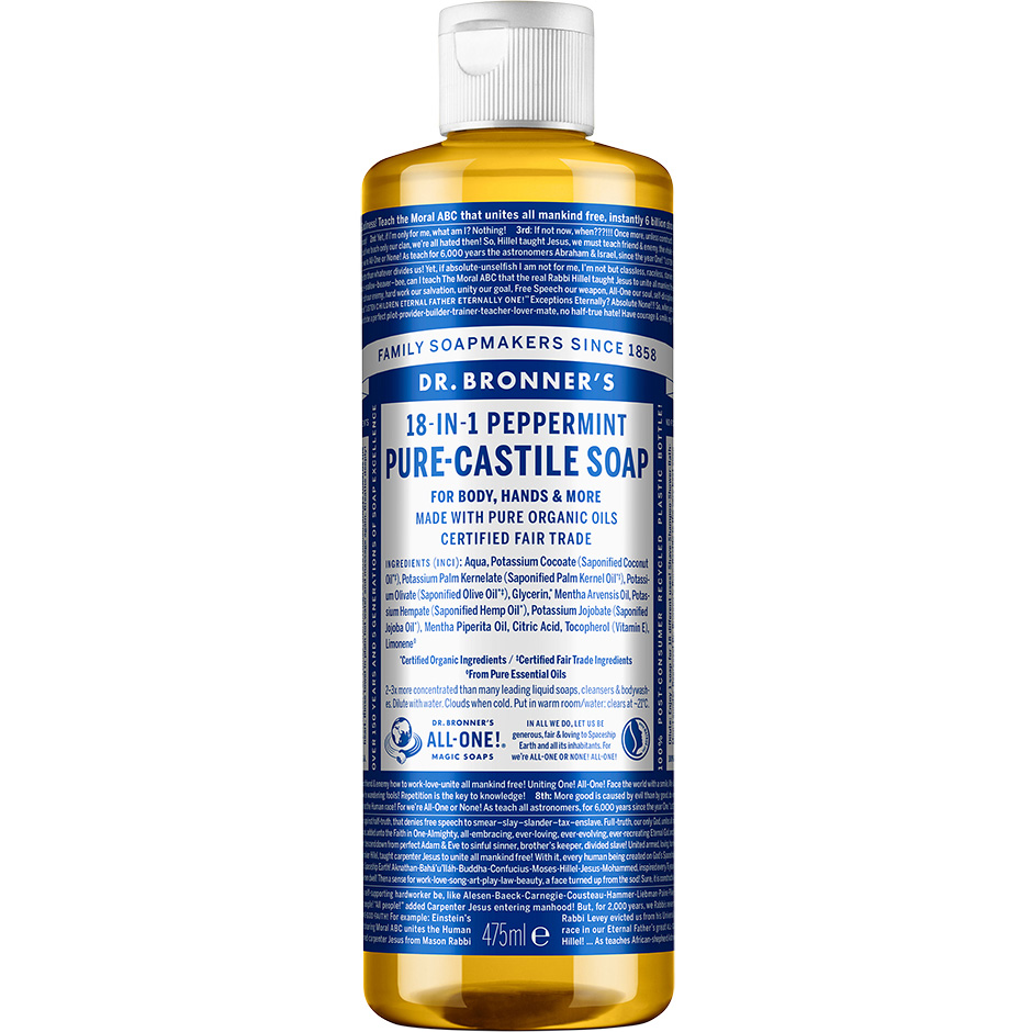 Pure Castile Liquid Soap Peppermint