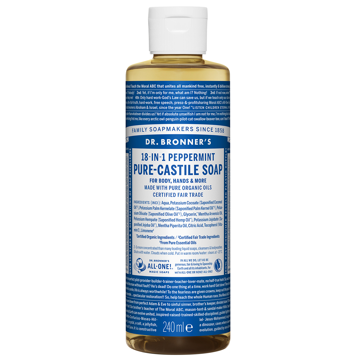 Magic Soaps Peppermint, 240 ml Dr. Bronner's Duschcreme