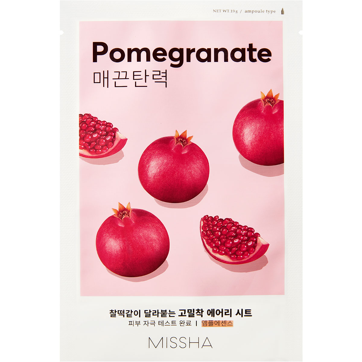 Airy Fit Sheet Mask (Pomegranate), 19 g MISSHA K Beauty Masker