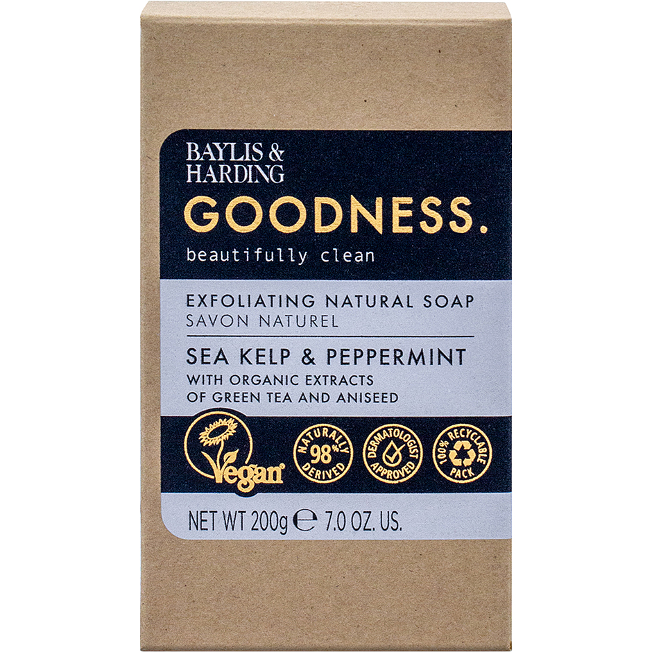 Goodness Sea Kelp & Peppermint Soap, 200 g Baylis & Harding Duschcreme