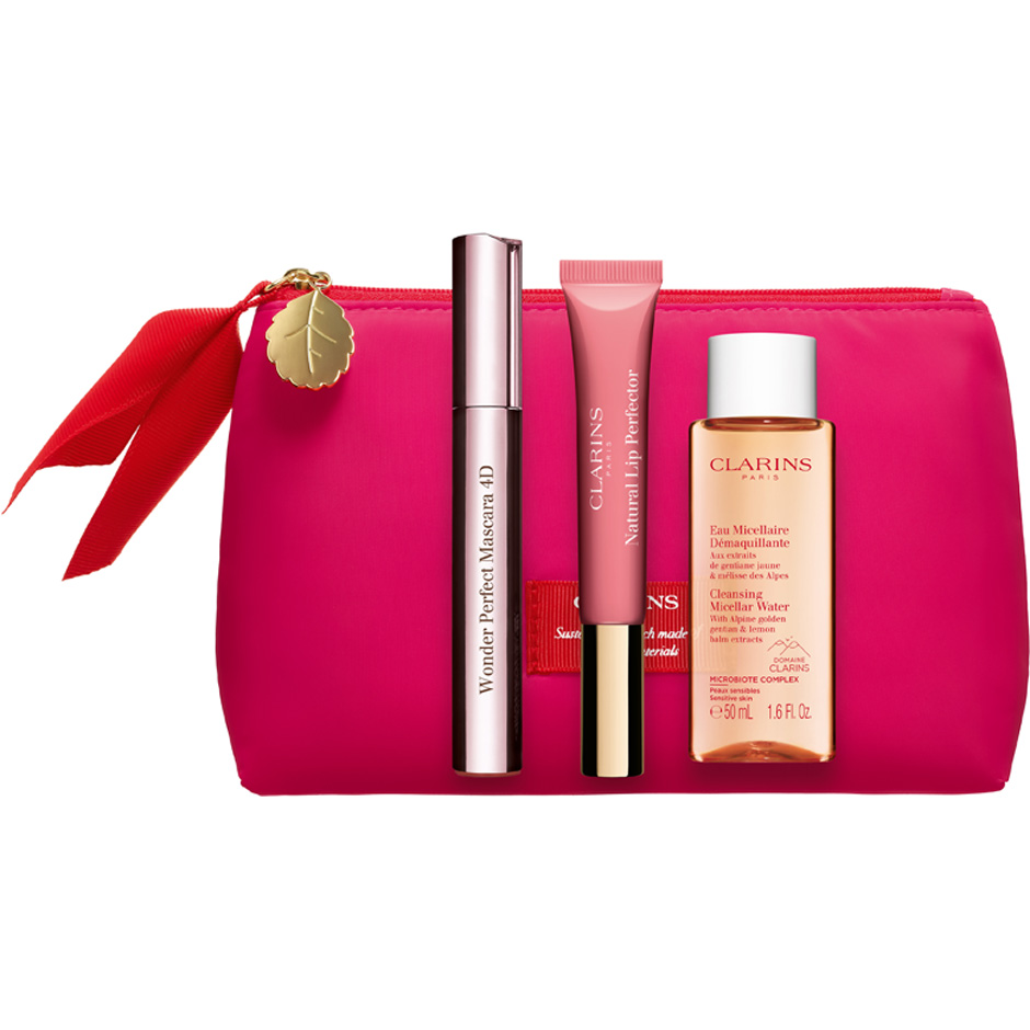 Clarins Mascara 4D Wonder Perfect Gift Set 8ml+12ml+50ml