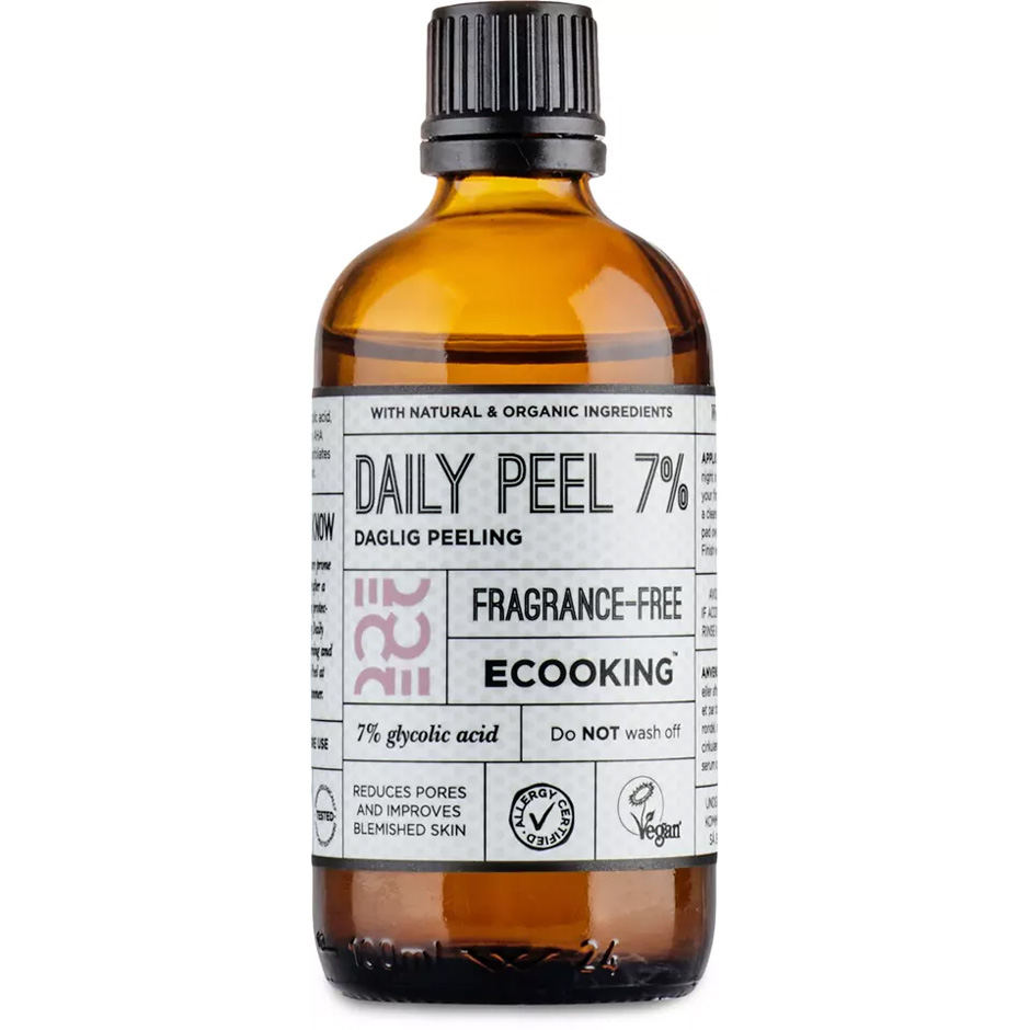 Daily Peel 7 %, 100 ml Ecooking Peeling &  Ansiktsskrubb