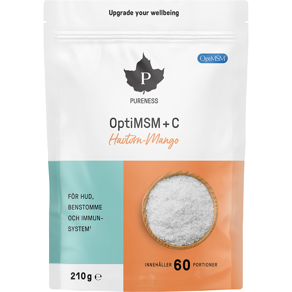OptiMSM Mango Havtorn, 210 g Pureness Kosttillskott & Vitaminer