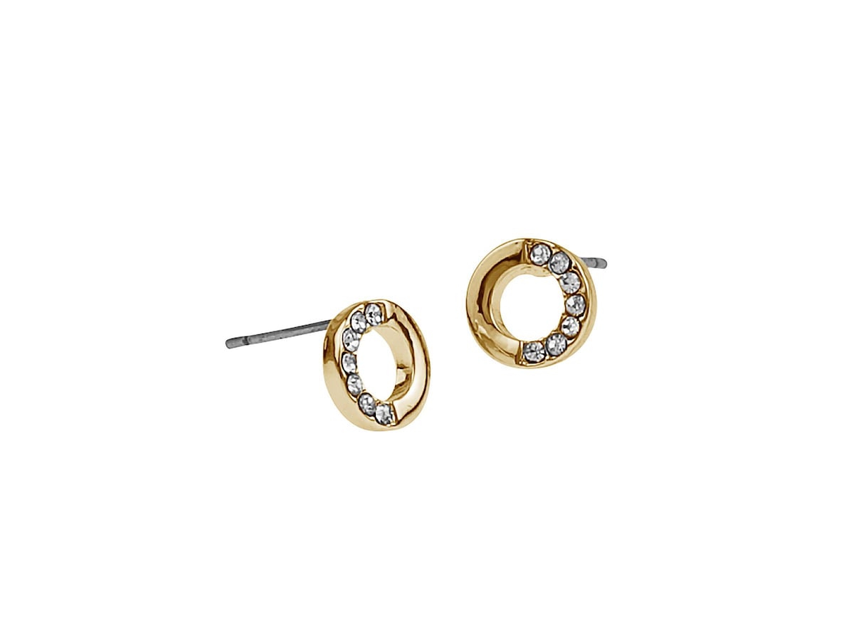 Colline Small Ear Gold/Clear,  Snö of Sweden Örhängen