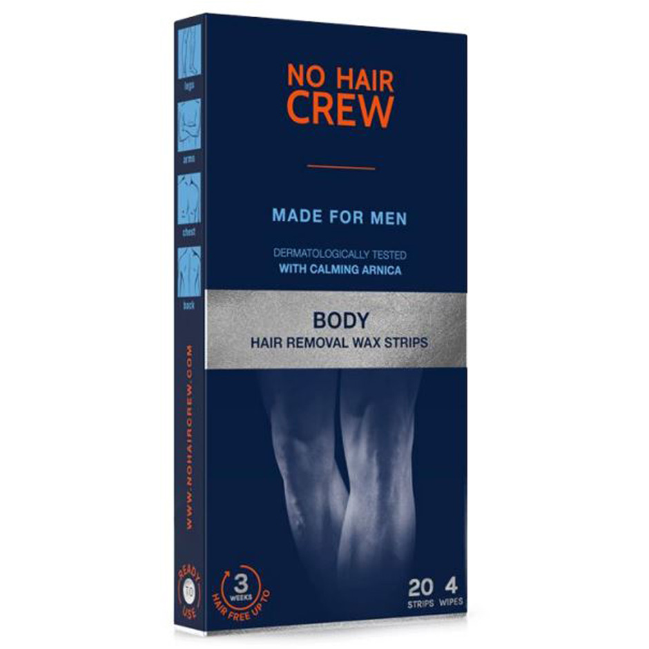 Body Hair Removal Wax Strips, No Hair Crew Hårborttagningsvax & Brazilian wax