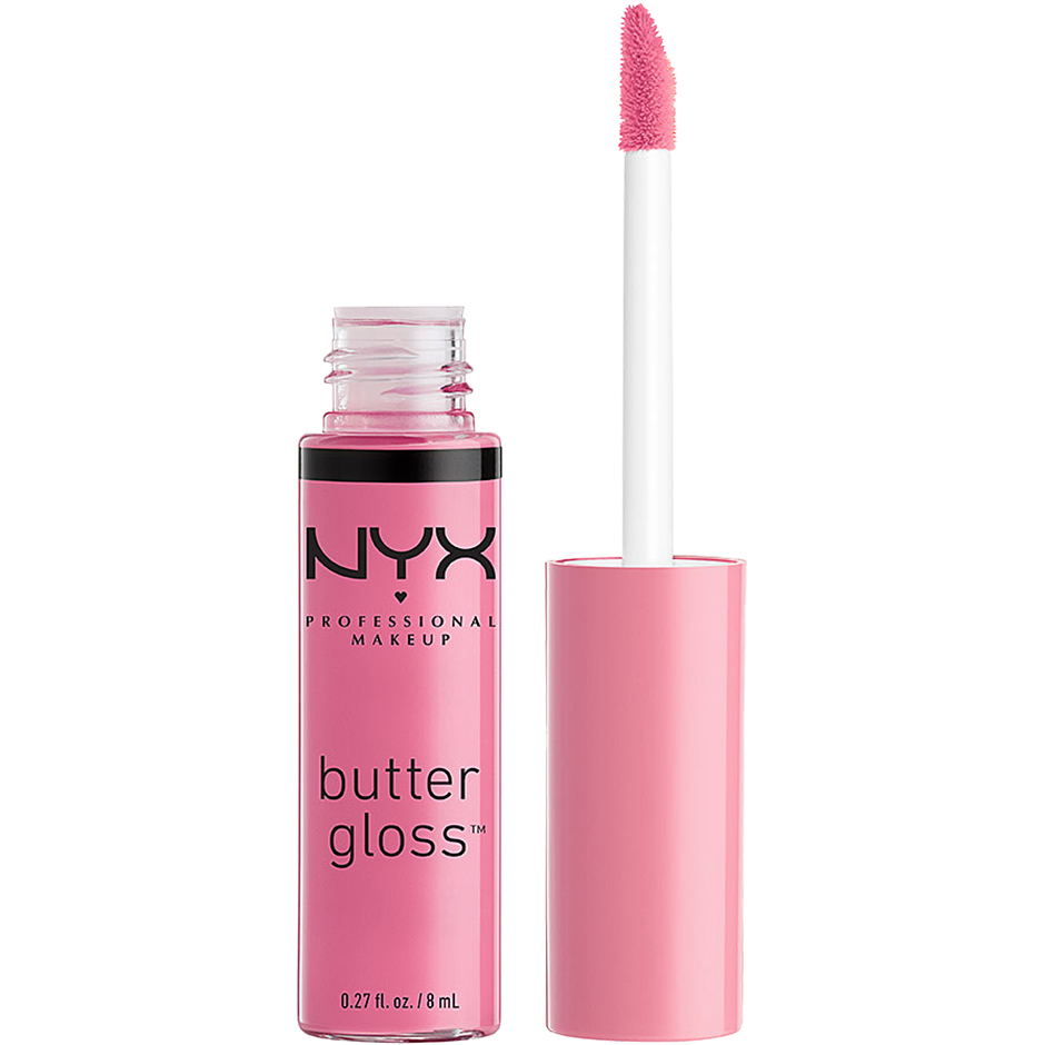 Köp NYX PROFESSIONAL MAKEUP Butter Gloss, BLG04 Merengue 8 ml NYX Professional Makeup Läppglans fraktfritt