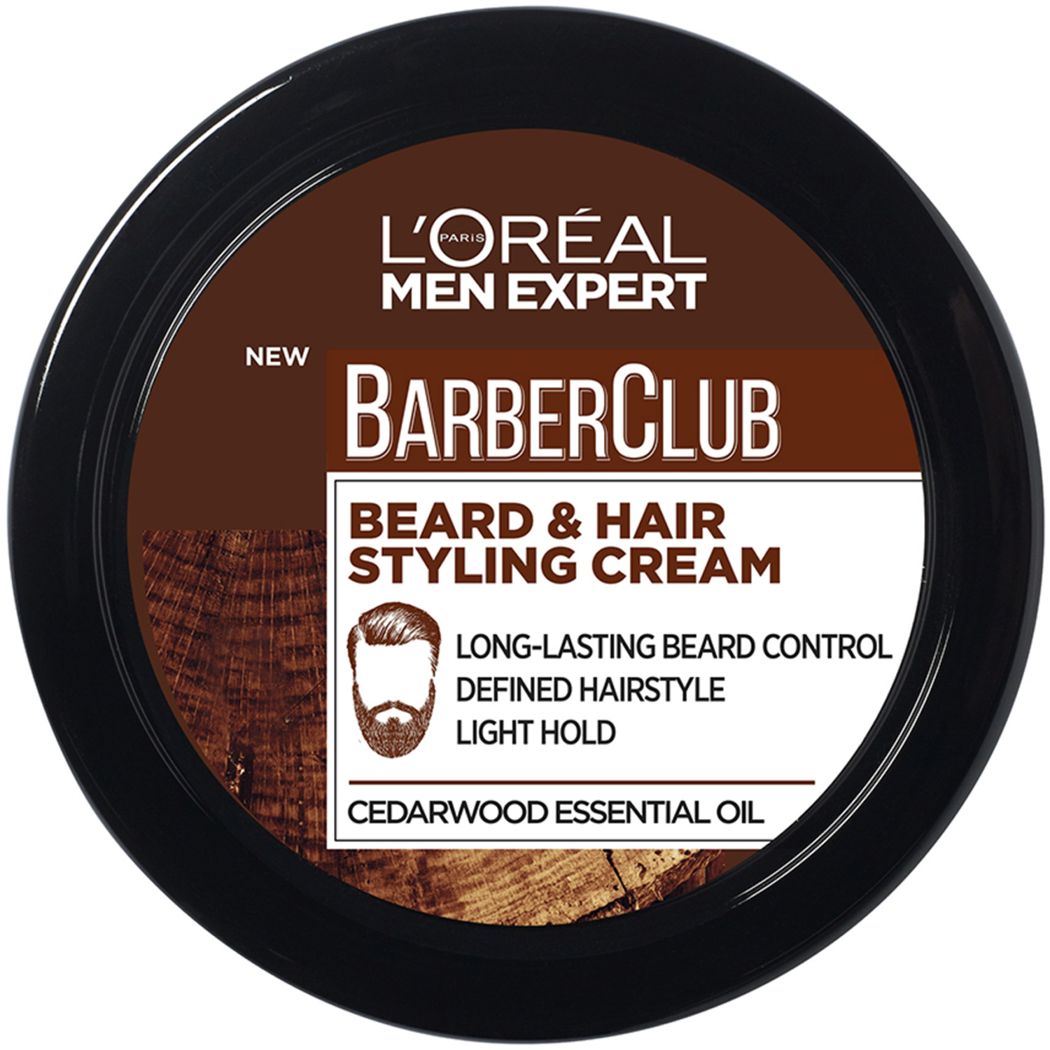 Köp L'Oréal Paris Men Expert Barber Club Styling Cream, Styling Cream 75 ml L'Oréal Paris Skäggvax fraktfritt