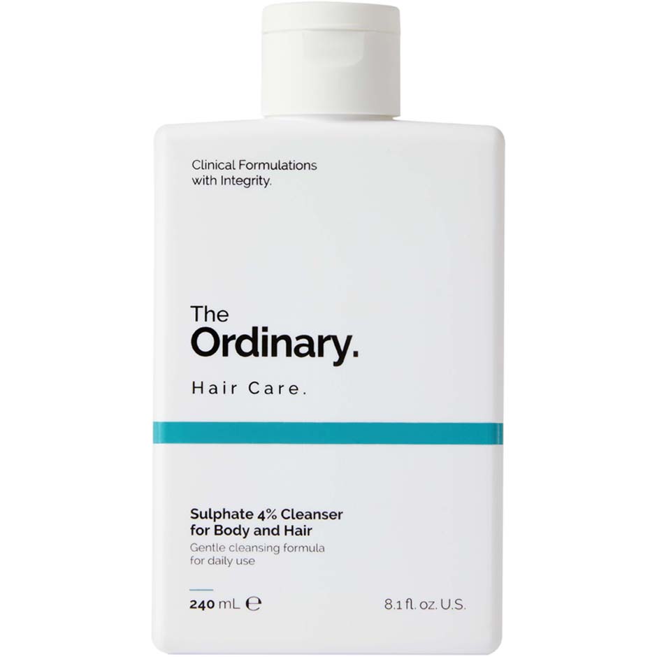 4% Sulphate Cleanser for Body and hair, 240 ml The Ordinary Schampo