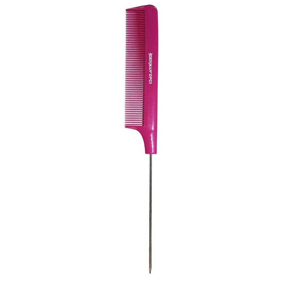 Produktfoto för Denman DPC1 Pin Tail Comb Pink pcs 1