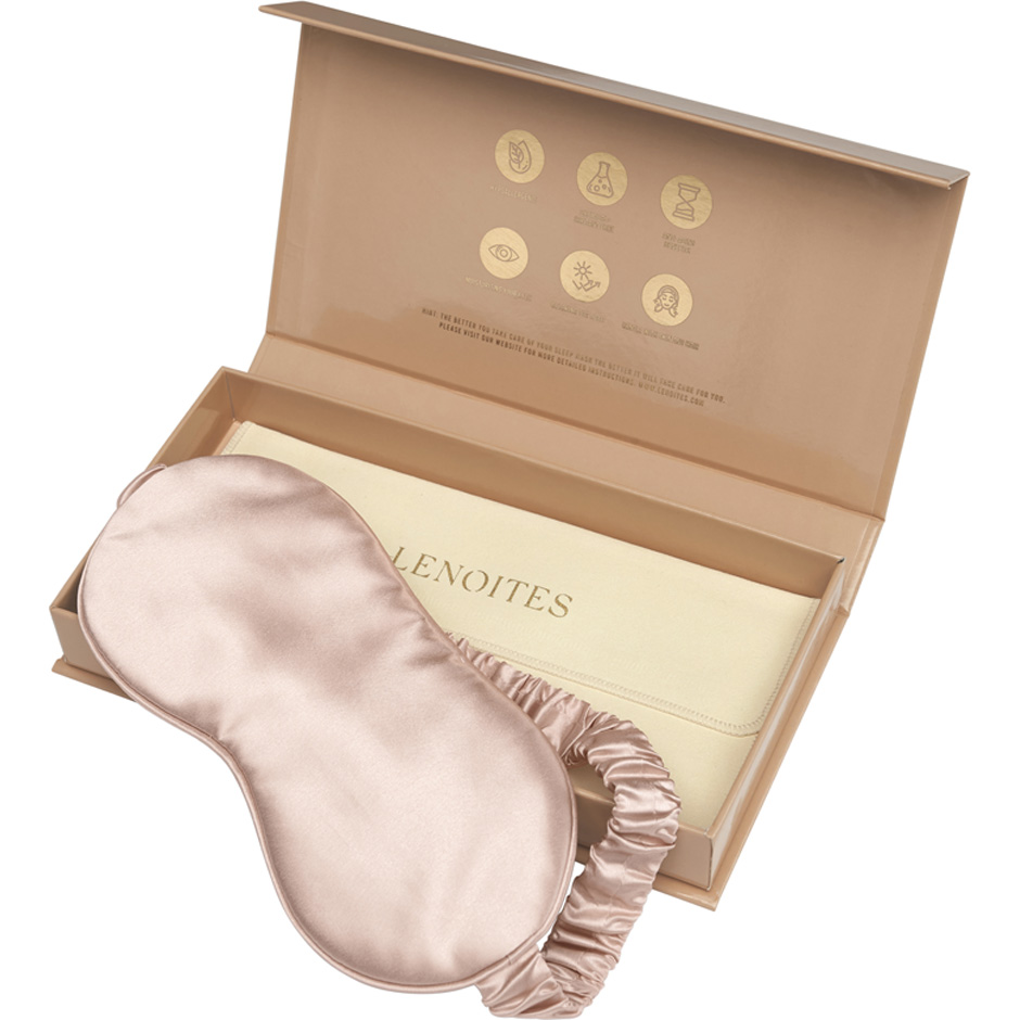 Produktfoto för Lenoites Mulberry Sleep Mask with Pouch Pink