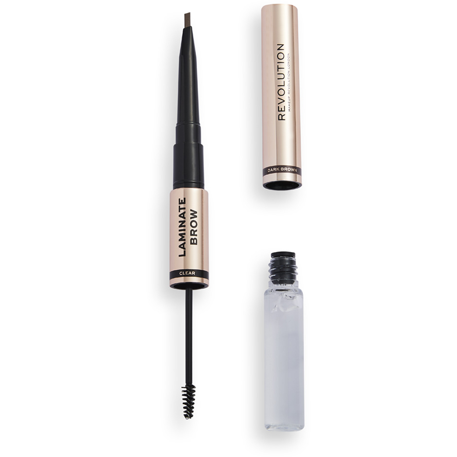 Alternativ bild 1 för Makeup Revolution Laminate Brow Dark Brown - 2 ml