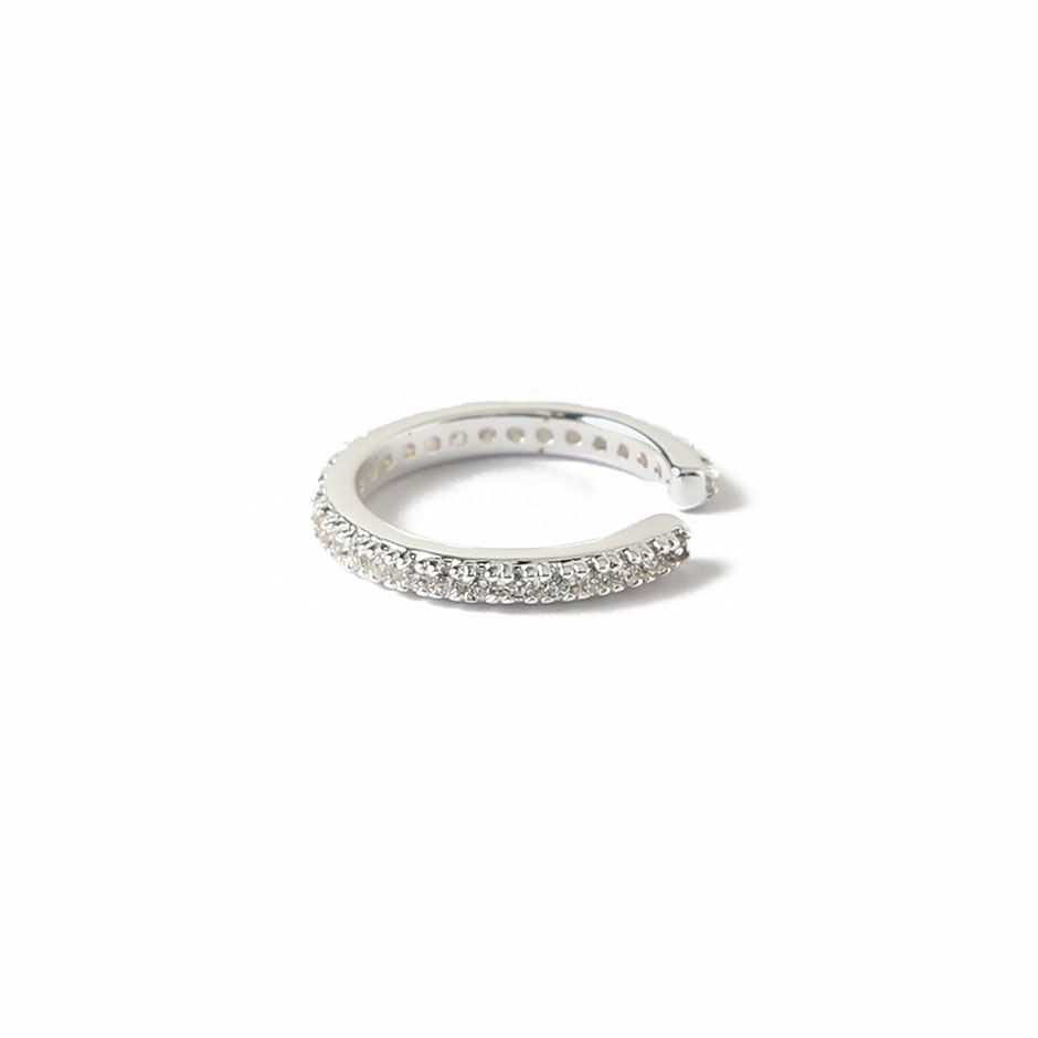 Fine Pave Single Ear Cuff