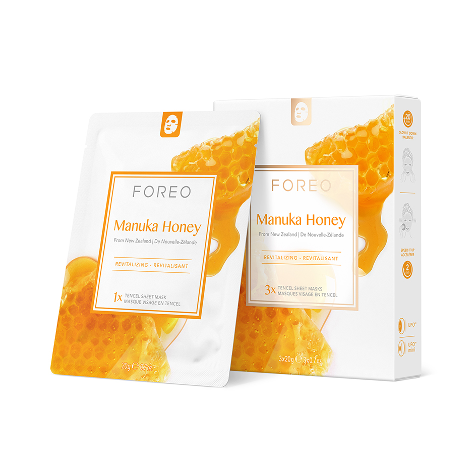 Farm To Face Manuka Honey x 3, 20 g Foreo Ansiktsmask