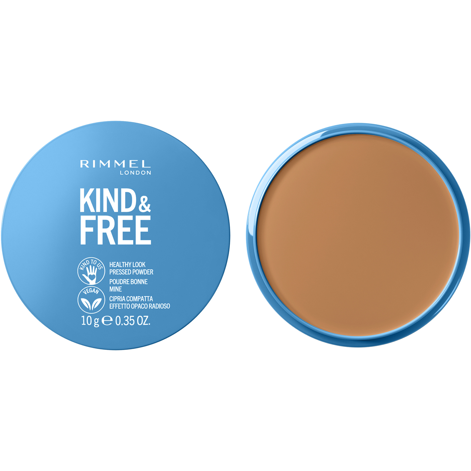 Kind & Free Pressed Powder 1 Translucent,  Rimmel London Puder
