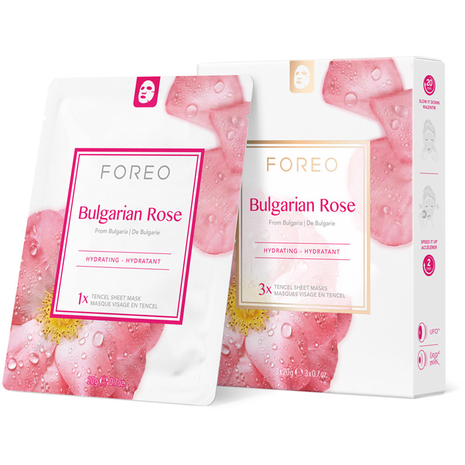 Farm To Face Bulgarian Rose x 3, 20 g Foreo Ansiktsmask