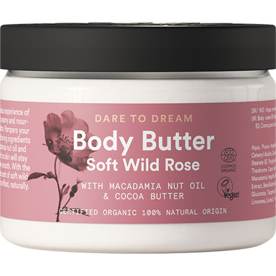 Soft Wild Rose Body Butter, 150 ml Urtekram Body Lotion