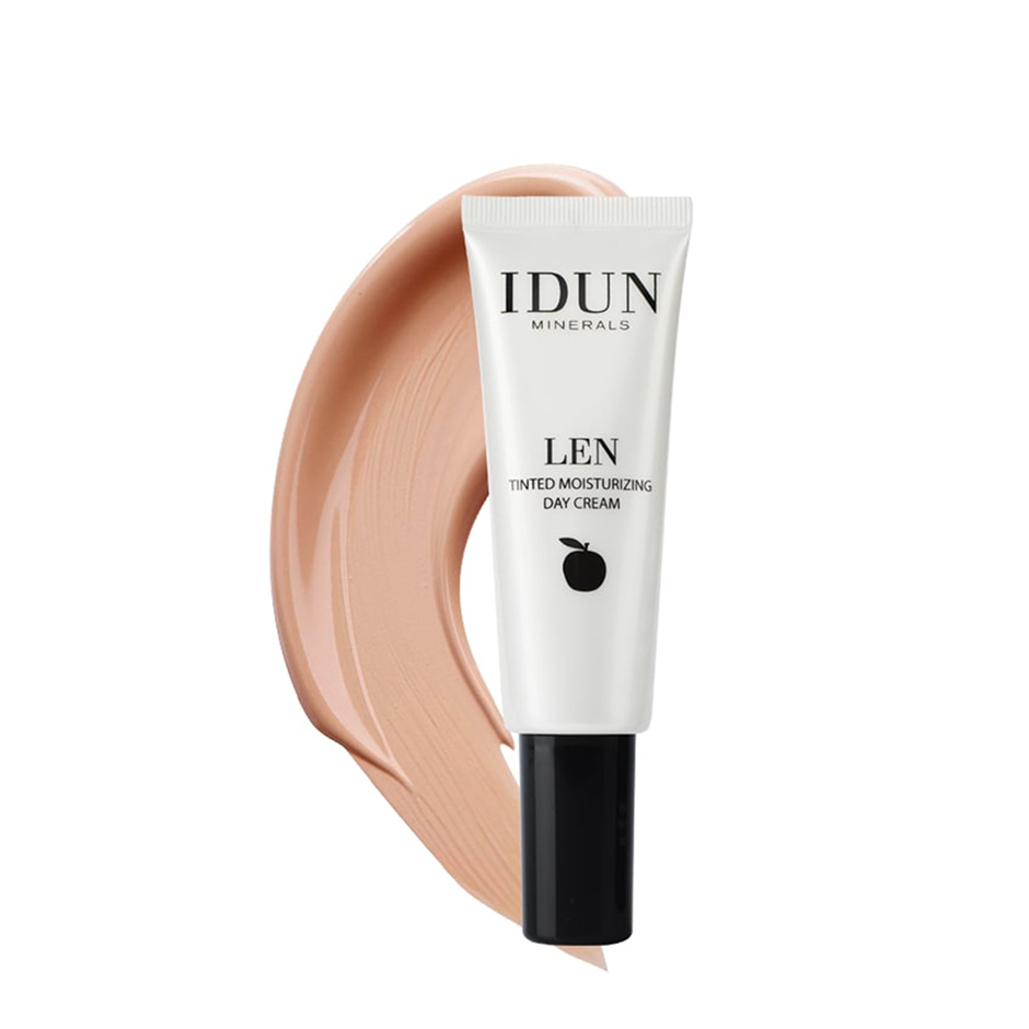 Köp IDUN Minerals Tinted Day Cream Len, Medium 50 ml IDUN Minerals Foundation fraktfritt