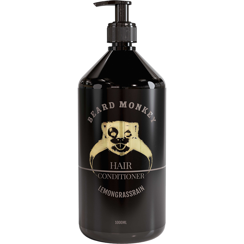 Hair Conditioner Lemongrass, 1000 ml Beard Monkey Conditioner - Balsam