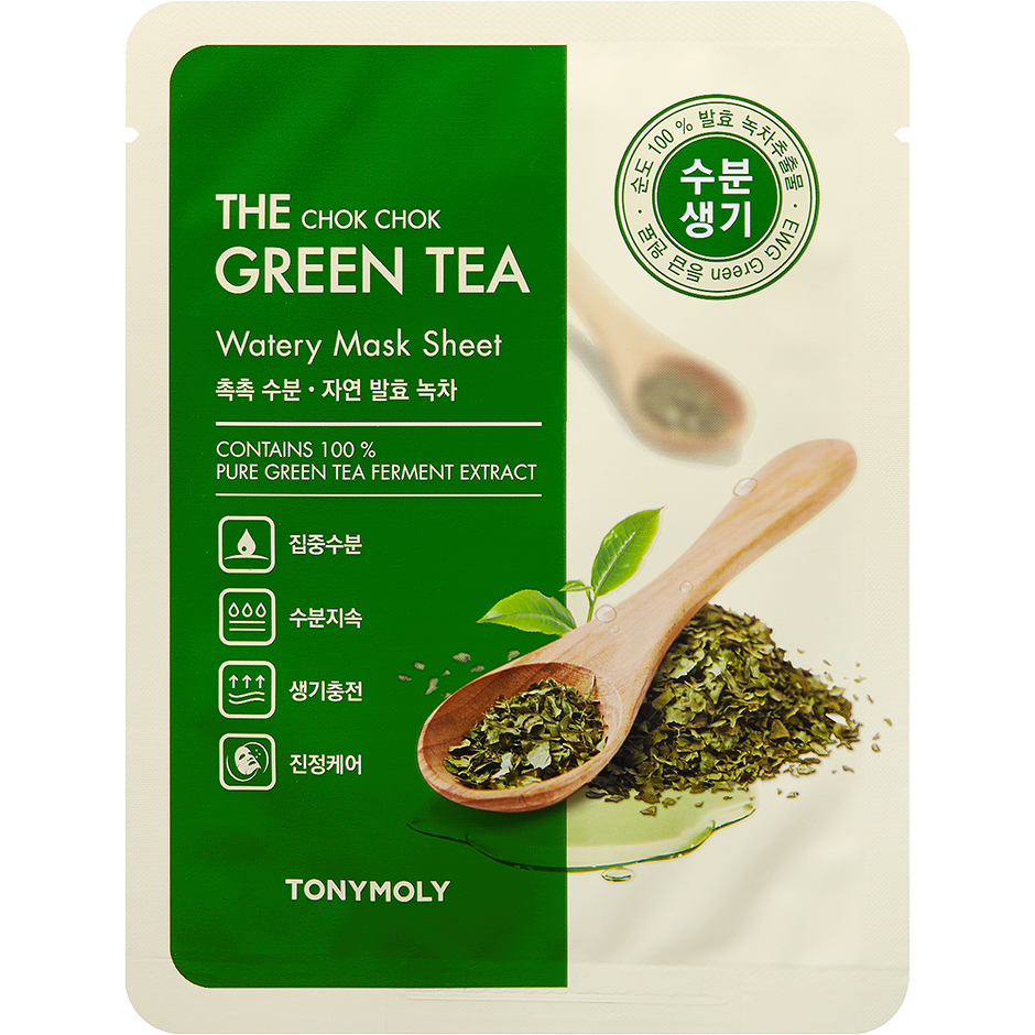 The Chok Chok Green Tea Watery Mask Sheet, 20 g Tonymoly Ansiktsmask